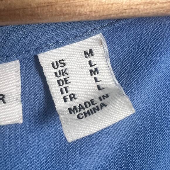 Susan Graver Women's M Tunic Top Stretch Knit Hi-Low Hem‎ Basic Casual Travel - Picture 6 of 10